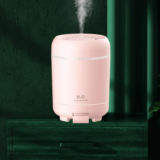 Humidificador de niebla fría de 300 ml Humidificador de aire Humidificador  silencioso con luz , Humi Soledad Mini humidificador de aire