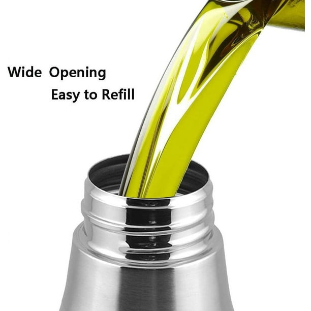 Dispensador de aceite de oliva, botella dispensadora de aceite para cocina,  juego dispensador de ace…Ver más Dispensador de aceite de oliva, botella