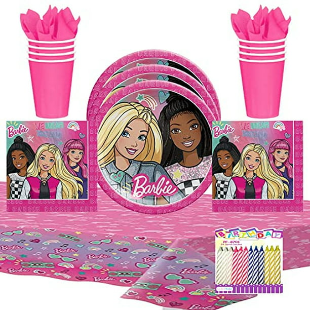Las mejores ofertas en Barbie Fiesta de Cumpleaños Vajilla & serveware