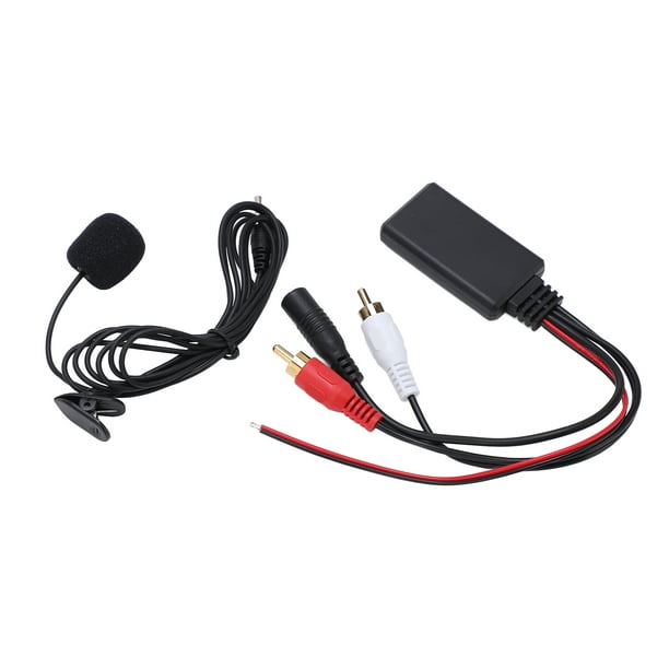 Pioneer-Adaptador de música estéreo para coche, dispositivo con puerto de  micrófono, Bluetooth 5,0, AUX
