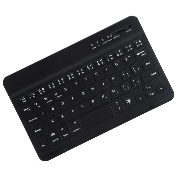 Phoenix - Teclado QWERTY Ultrafino, Bluetooth, 78 Teclas