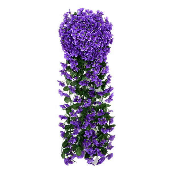 1pc Flor Violeta Artificial, 3 Ramas Largas De Flores De Plástico  Artificial, Las Ramas Se Pueden Doblar, Se Pueden Usar Para Decoración De  Patio, Dec