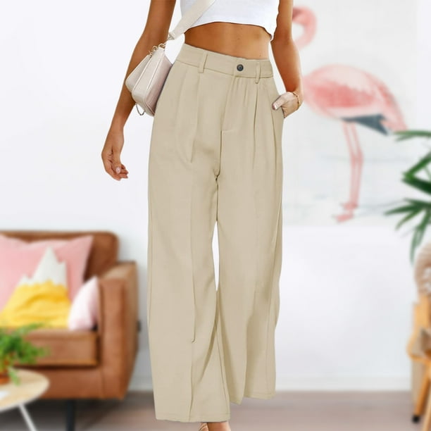 mujer moda color sólido pantalones cortos de cintura alta señora verano  casual pantalones cortos