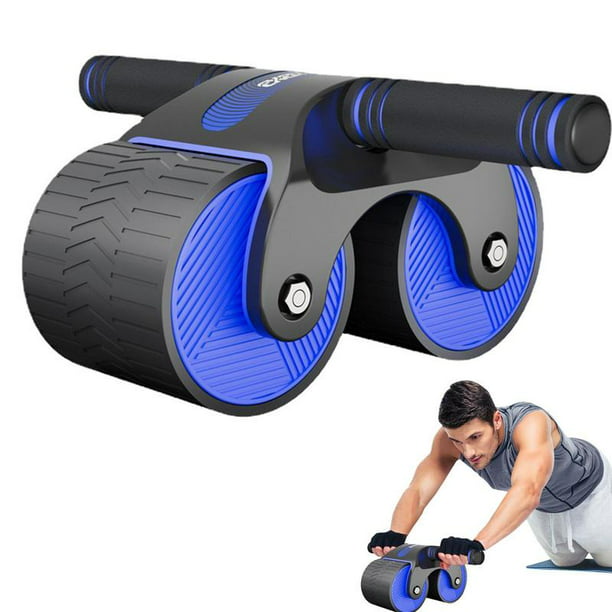 Rodillo para abdominales doble rueda de entrenamiento
