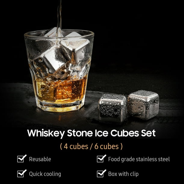 acero inoxidable cubos de hielo whisky refrigeración piedra precio