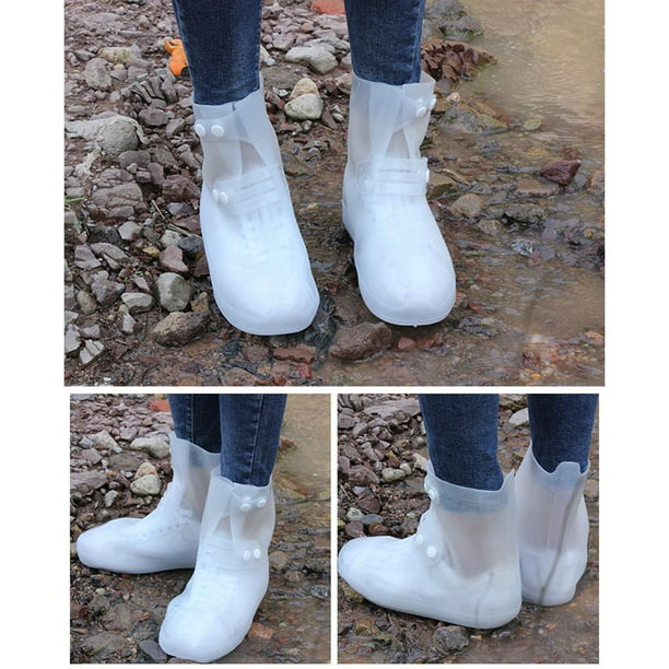 Botas Impermeables de Lluvia Cubre Zapatos Protector Calzado