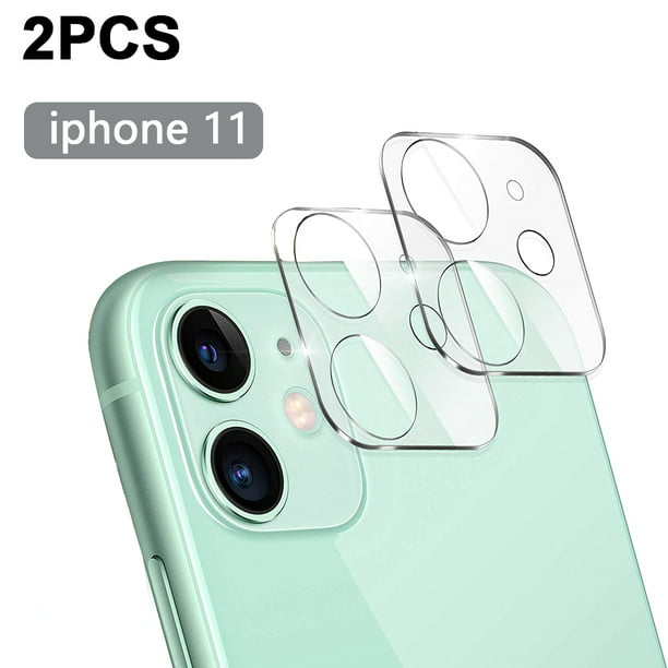 Protector de pantalla diseñado para iPhone 11 | 6.1 pulgadas | 2  protectores de lente de cámara con marco de fácil instalación | Vidrio  templado 