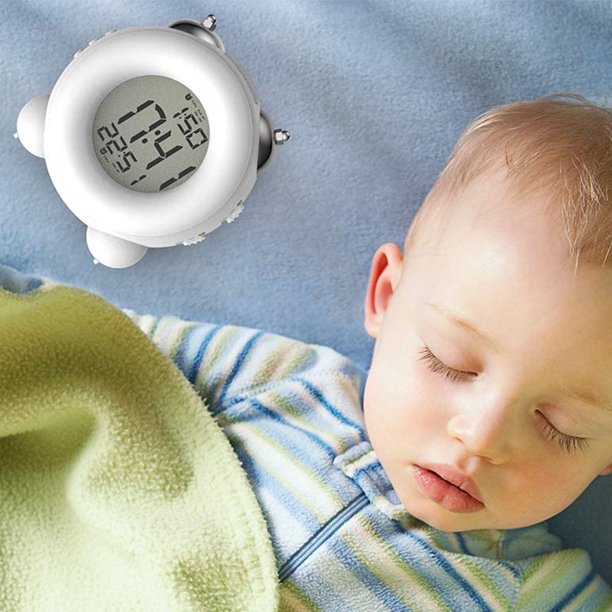 Reloj Digital Simple, alarma fuerte, funciona con pilas, fácil de  configurar, campana doble electrónica, despertador, reloj LCD portátil para  niños Zhivalor 223357-3