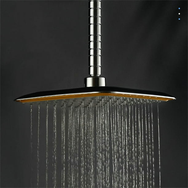 Cabezal de ducha Combo-WaterSong de fácil instalación, cabezal de ducha de  lluvia de 7 pulgadas, rociador de ducha de mano de 5 pulgadas con lavado