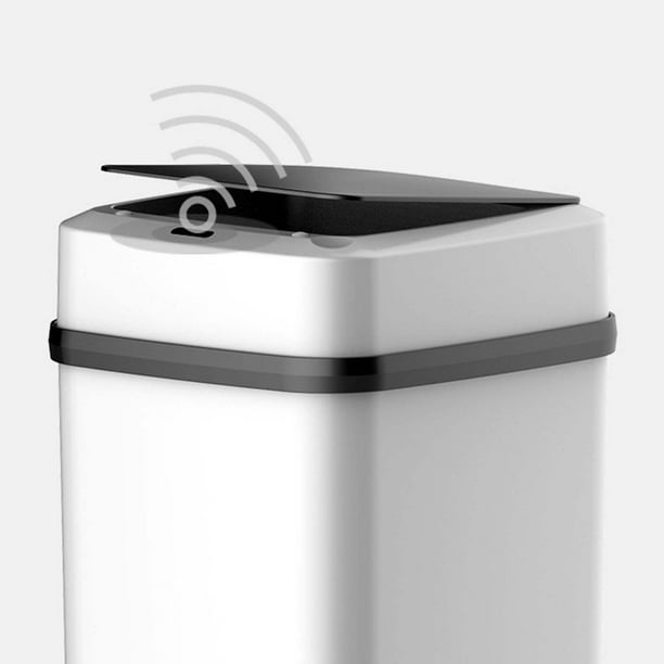 Cubo de basura inteligente para el hogar, bote de basura desodorante  sellado con apertura automática de tapa de inducción para baño y cocina