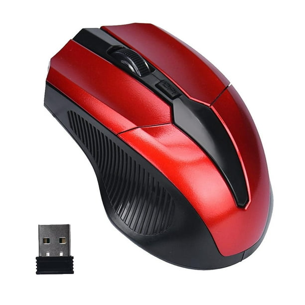 Mini ratón con Cable retráctil USB, 2,4G, ergonómico, para casa