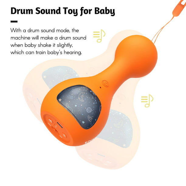 Comprar Chupete portátil para bebé con máquina de ruido blanco de búho con  10 canciones musicales ligeras y 2 sonidos naturales 2