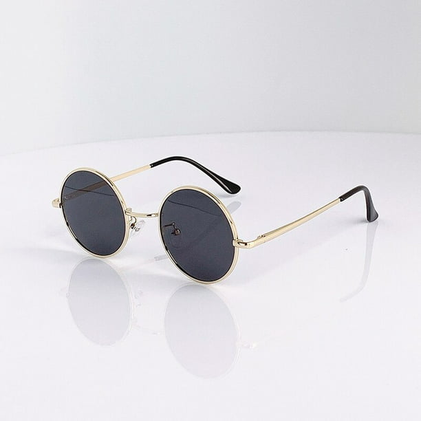 Gafas de sol redondas vintage para hombre y mujer polarizadas 100 %  protección UV calidad superior