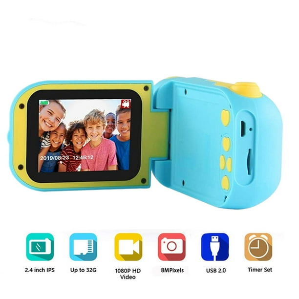 Camara Digital Para Niños Foto Video Portatil Recargable