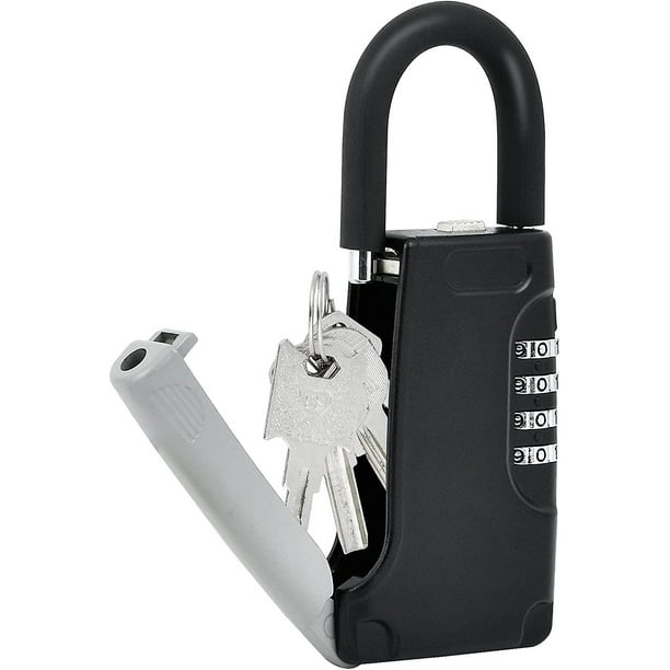 Candados de seguridad para puerta de oficina, color negro, con 3 llaves,  combinación de candados