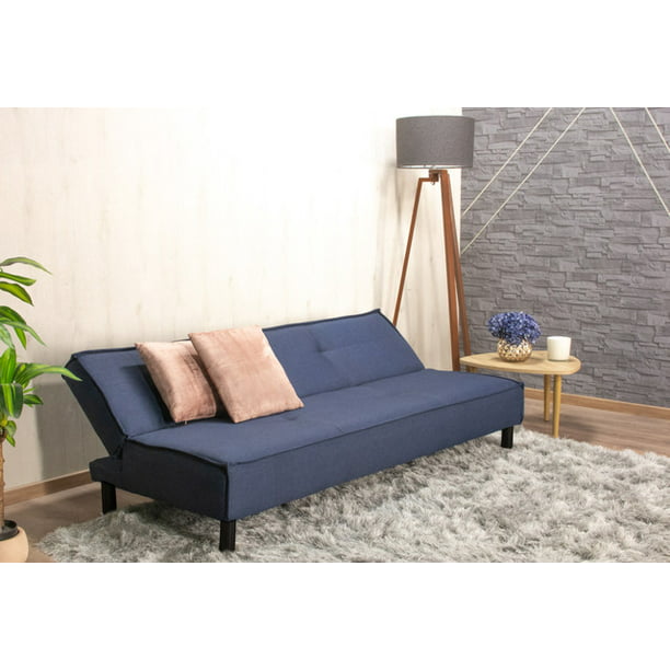 Sofa Cama TOMM 3 individual azul M & E MUEBLES Tomm azul denim | Bodega Aurrera en línea