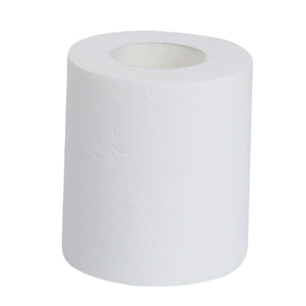 4 piezas 4 capas de papel higiénico para baño rollo a granel pulpa de  tejido de baño Sunnimix Papel higiénico suave para el hogar