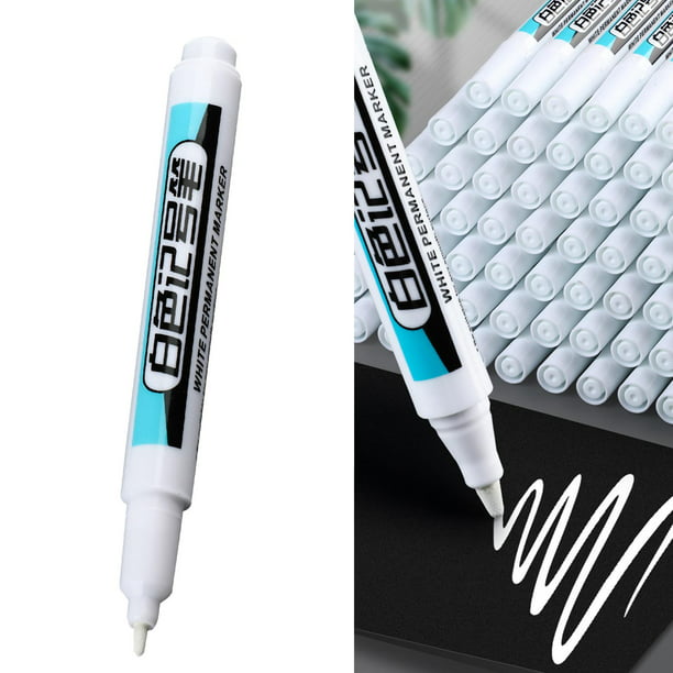 Bolígrafo de pintura permanente blanco de escritura suave, rotulador oleoso  resistente al agua, herramientas de escritura, 3 uds. – Los mejores  productos en la tienda online Joom Geek