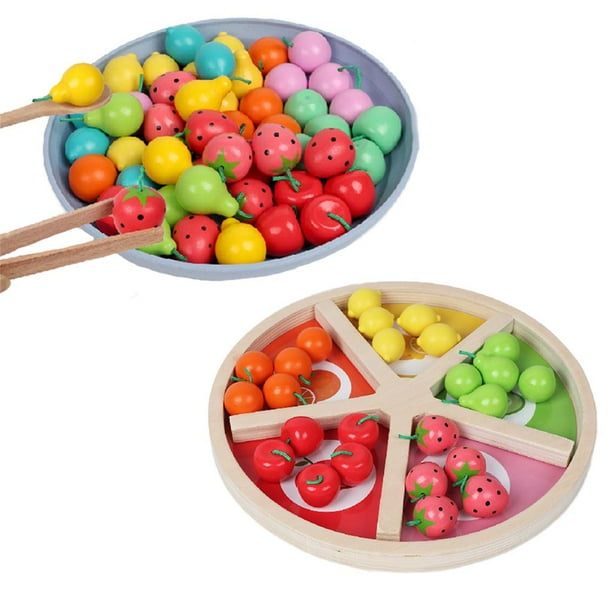 Juego de Cocina Madera Frutas 12pcs