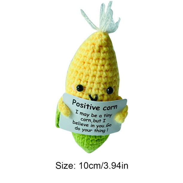 Patata Positiva Divertida Divertido juguete inspirado en tejer con tarjeta  positiva, decoración de fiesta en la habitación del hogar (maíz)