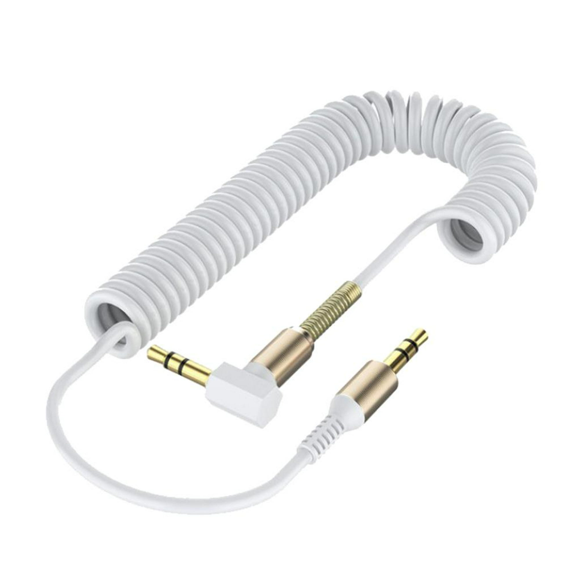 OFC-Cable de extensión con resorte de repuesto, accesorio en espiral de  6,35mm, Aux, para