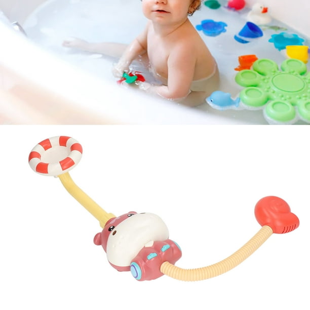 Cabezal de ducha de baño para niños pequeños, cabezal de ducha rociador de  baño para bebé, juguetes de bañera para bebés, ducha eléctrica, cabezal de