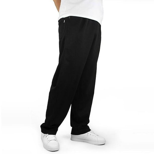 Pantalones de chándal para hombre, para hombre, casual, deportivo, con  cordón grande, cintura elástica, pantalones