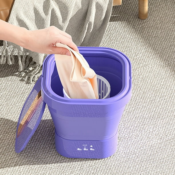 Lavadoras plegables para el hogar Mini lavadora portátil pequeña para  bragas (UE) Libre de BPA