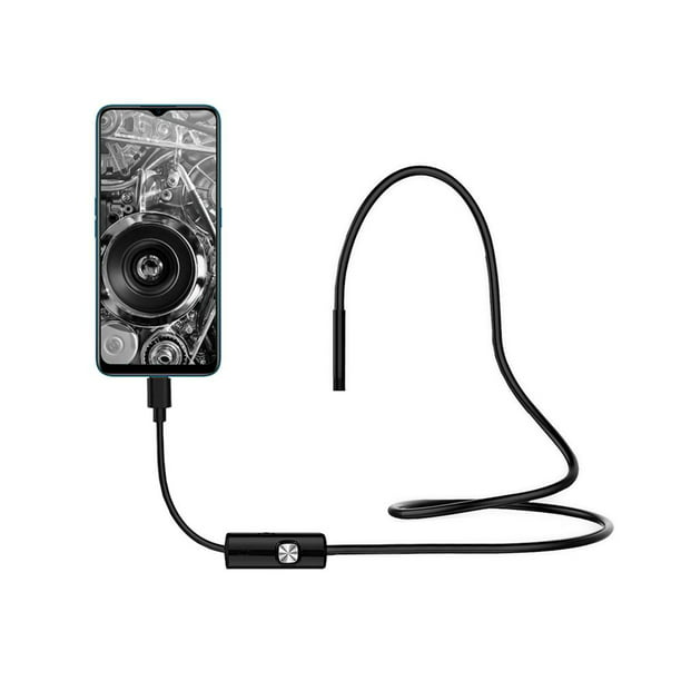 Cámara Endoscopio Flexible para Android Metro Redlemon Boroscopio USB-OTG Impermeable. Negro | Walmart en línea