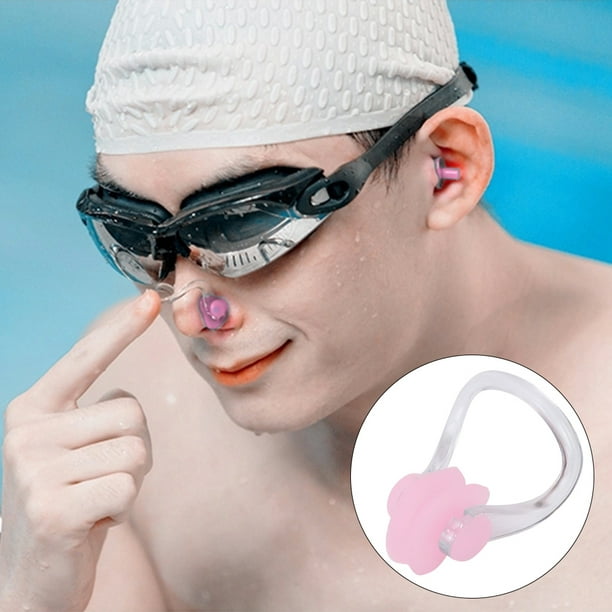 Juego de pinzas para la nariz para natación tapones para los oídos de  natación premium para deportes acuáticos para piscinas ANGGREK Otros