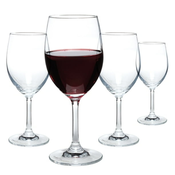 Set de 4 Copas Vino Tinto Roja 580 ml