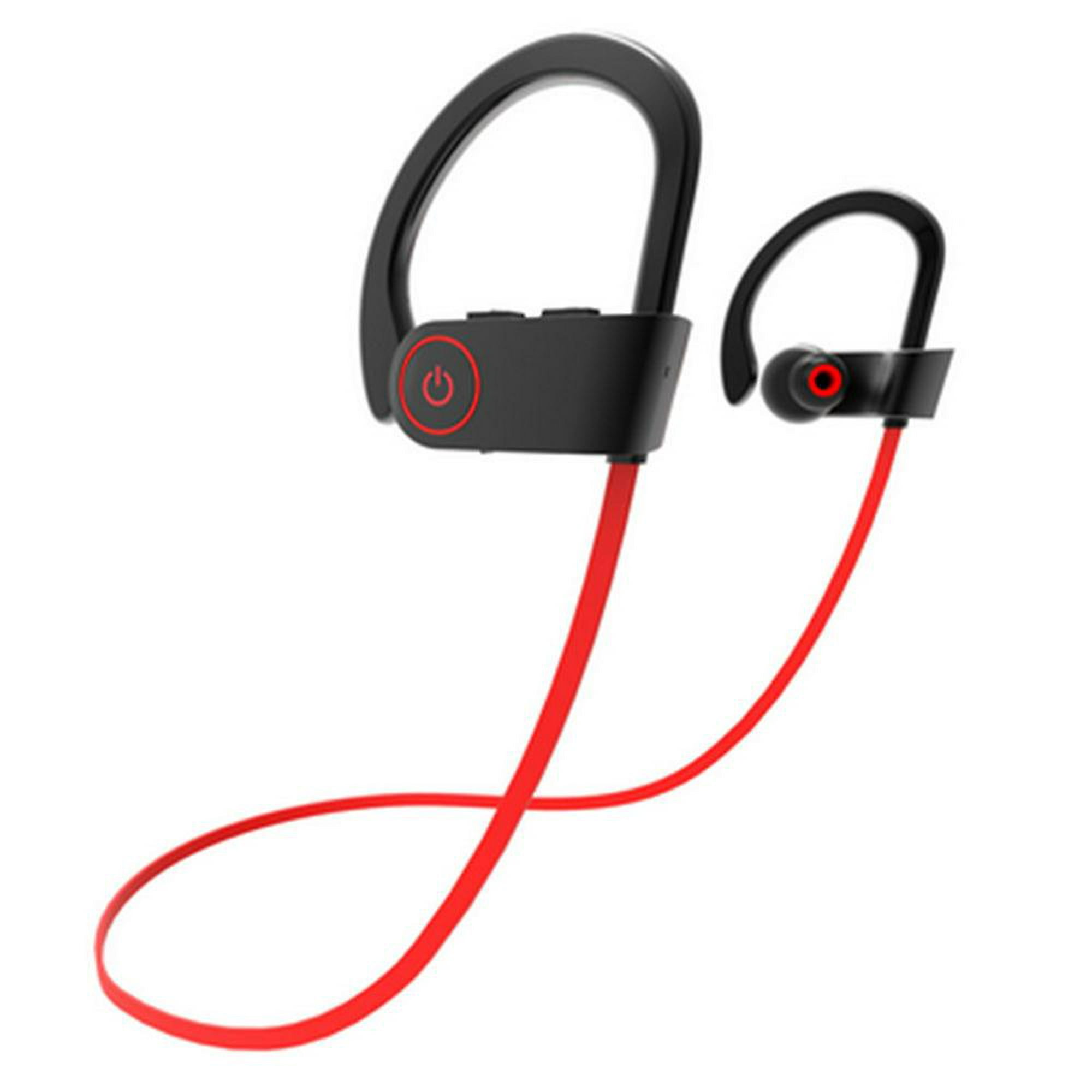 Auriculares inalámbricos Bluetooth con banda para el cuello, auriculares  deportivos U8 a prueba de sudor con ganchos para los oídos, cancelación de