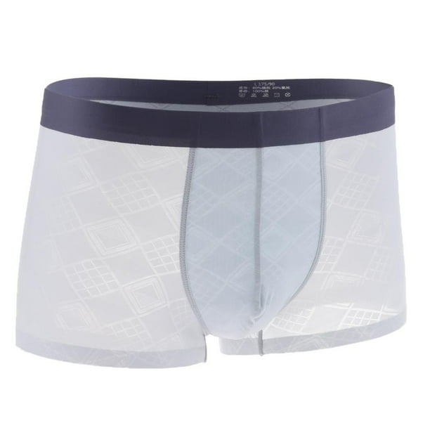 Calzoncillos de cintura baja Ropa interior Pantalones cortos Bolsa abultada, 4 tamaños, M-XX Ropa interior de calzoncillos de hombre | Walmart en línea