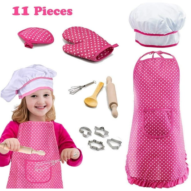 Juego de cocina infantil delantal y gorro 7263 - Centro Textil Hogar