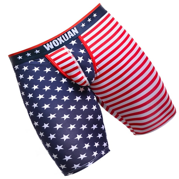 2016 calzoncillos de hombre bandera americana impresa ropa interior Zulema Ropa | Walmart en línea