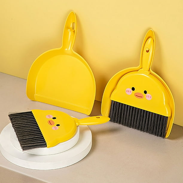 Mini recogedor y Juego de cepillos para limpieza de escritorio, cepillo  práctico para limpiar basura, herramientas de limpieza del hogar -  AliExpress