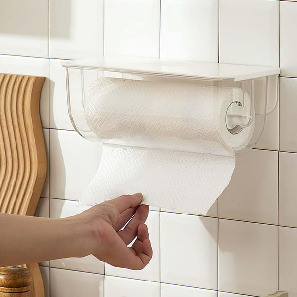 DNIEBW - Soporte para toallas de papel, organizador de rollos de papel de  cocina, soporte para rollos de baño, simplemente de pie, soporte de papel  de