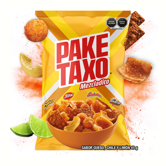 Botana surtida Paketaxo mezcladito sabor chile limón y queso 41 g