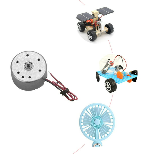 Motor eléctrico de tamaño pequeño de tiempo de servicio prolongado Micro Motor  eléctrico conveniente juguetes eléctricos para ventilador eléctrico de  máquina de jugo ANGGREK Otros