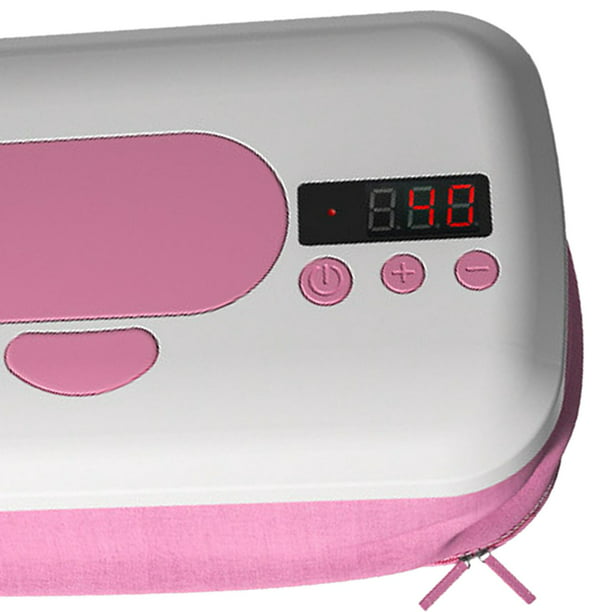 Calentador de toallas caliente rosa de 8 litros, calentador de toallas  pequeño profesional con capacidad para 8-12 toallas faciales con abrazadera  de