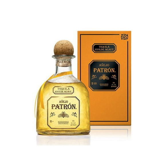 pack de 4 tequila patrón añejo 750 ml patrón añejo