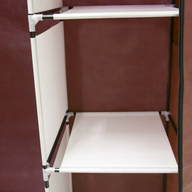 Closet Organizador Portatil Rack & Pack Armable Repisas Mueble Gris