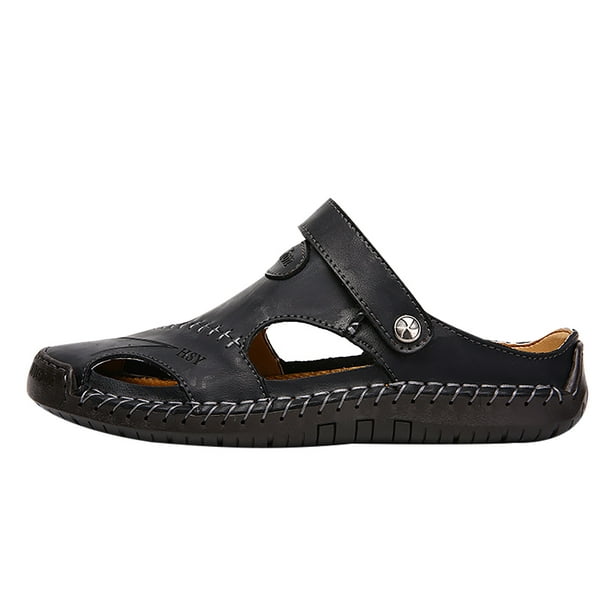 Sandalias de verano para hombre, zapatos de playa de cuero la moda para hombre, zapatos de costura Wmkox8yii 123q518 | Walmart en línea