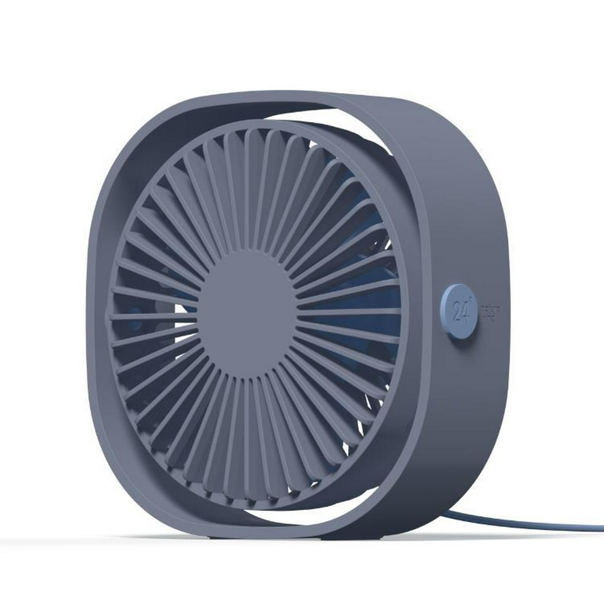 Ventilador USB de 5 pulgadas, mini ventilador de mesa de escritorio USB  portátil alimentado por USB PC Netbook para camping, hogar, oficina, viajes  al