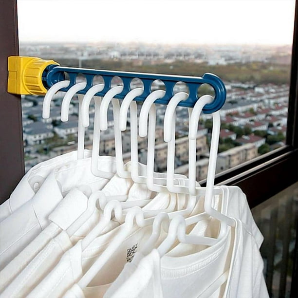 Kearding Accesorios para tendedero de ropa, accesorio lavandería balcón de Hotel, colgador seco, colgantes, estantes para de Almacenamiento y organización del hogar Azul Kearding HA007574-03 | Walmart en