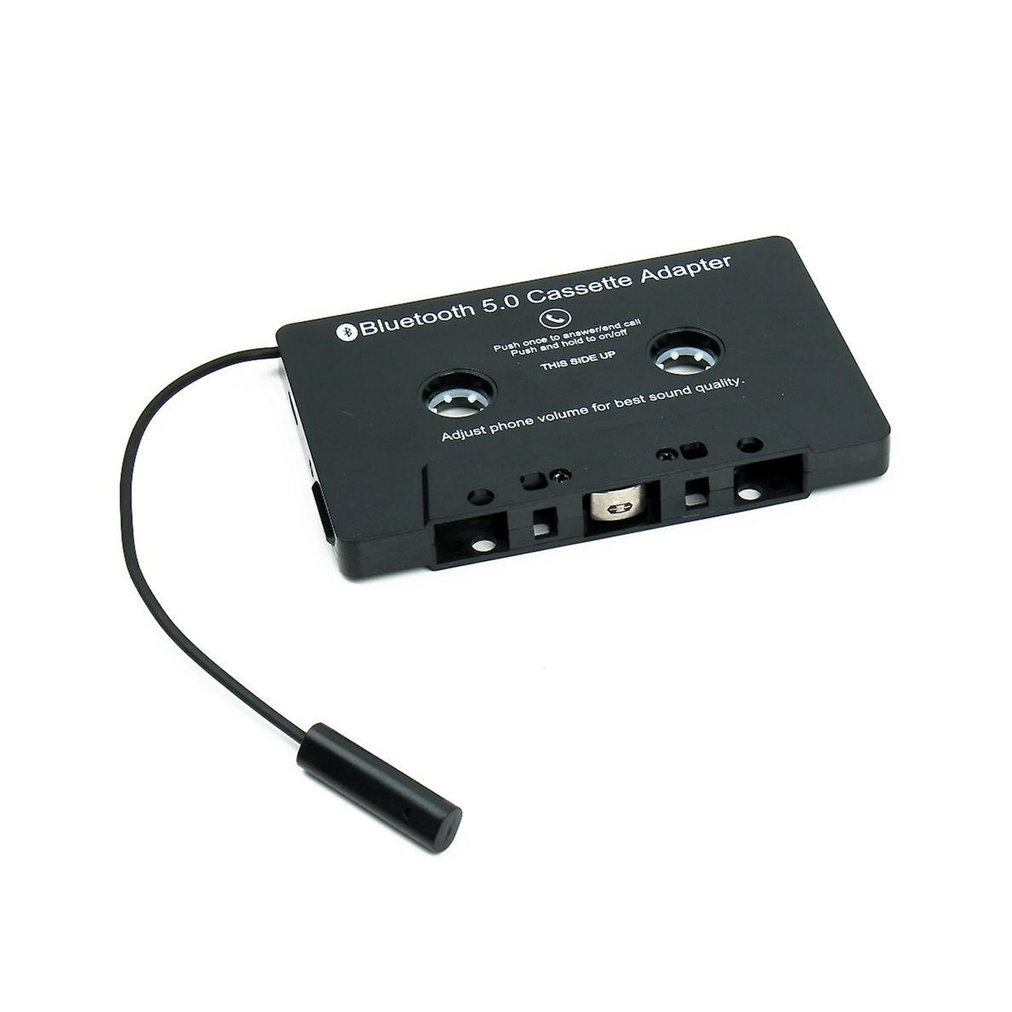 Audio del coche Bluetooth Cassette Receptor Reproductor de cinta Bluetooth  5.0 Cassette Aux Adapter Negro - Snngv