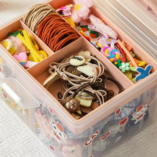  Caja de almacenamiento de juguetes multiusos para niños,  organizador de libros y juguetes duradero, para organizar juguetes, juguetes  de bebé, juguetes de perro, ropa de bebé, libros de niños (color: rosa