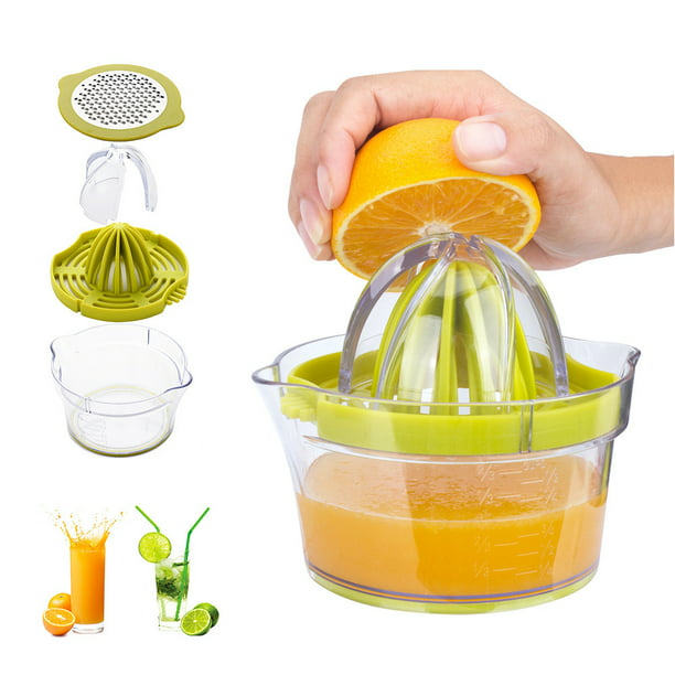 Exprimidor de cítricos Exprimidor de limón Exprimidor de naranjas Manual  multifuncional Exprimidor de cítricos Prensa manual con recipiente de jugo  de