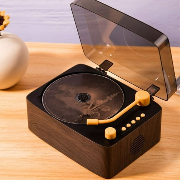 Reproductor de CD HIFI Vintage con Bluetooth 5,2, reproductor de