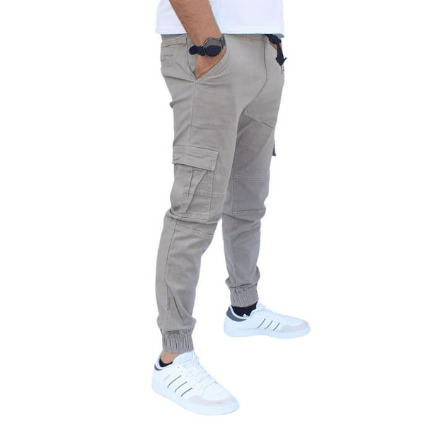 Pantalón Jogger de Gabardina Stretch Para Hombre John Silver